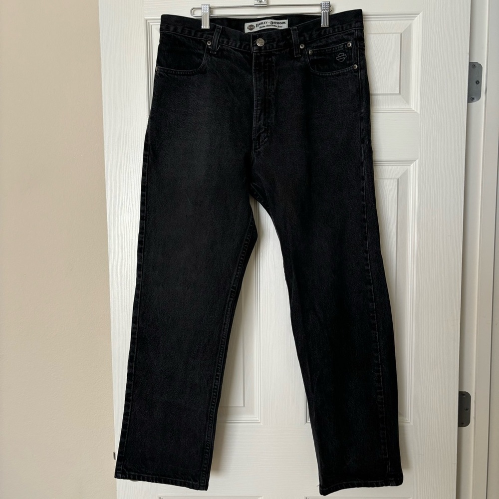 Harley-Davidson Men's Relaxed Black Jeans